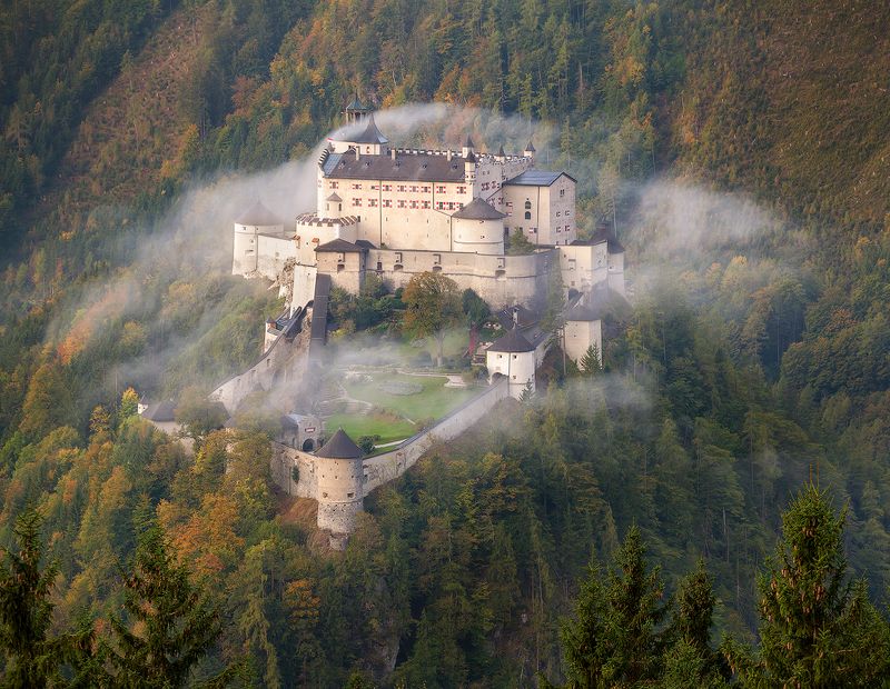 austria, hohenwerfen castle Austria. Hohenwerfen Castlephoto preview