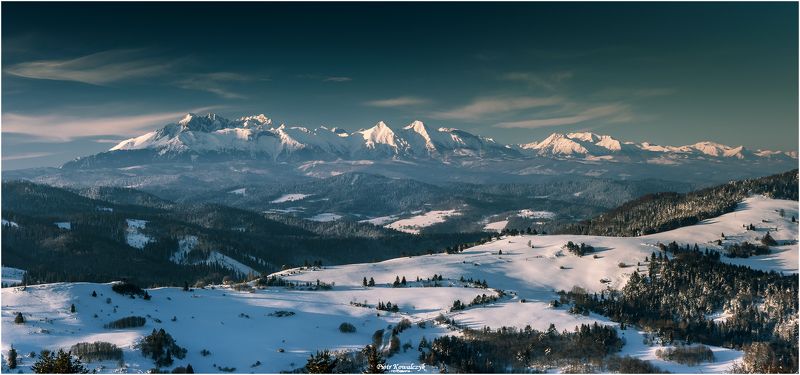 słowacja, tatry, góry, zima, panorama ***photo preview