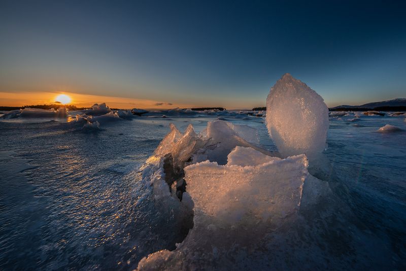 север, кольский, заполярье, Дело к закату.photo preview