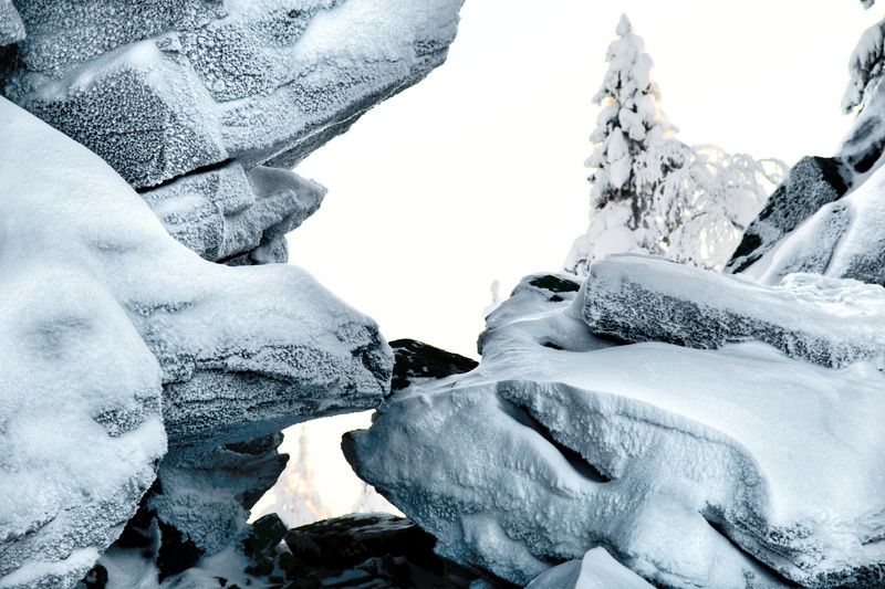 урал, южный урал, миасс, златоуст, зима, зимний пейзаж, горы, тананай, снег, природа Чёрная скала, Таганайphoto preview