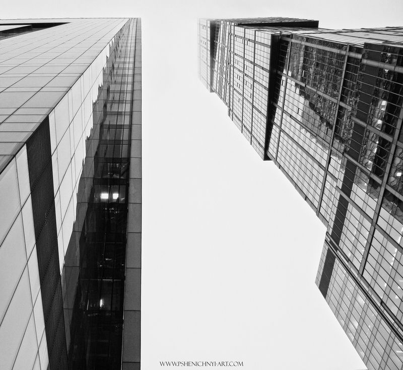 архитектура, геометрия, москва, туман, городской пейзаж, москва-сити, отражение Столица Империиphoto preview