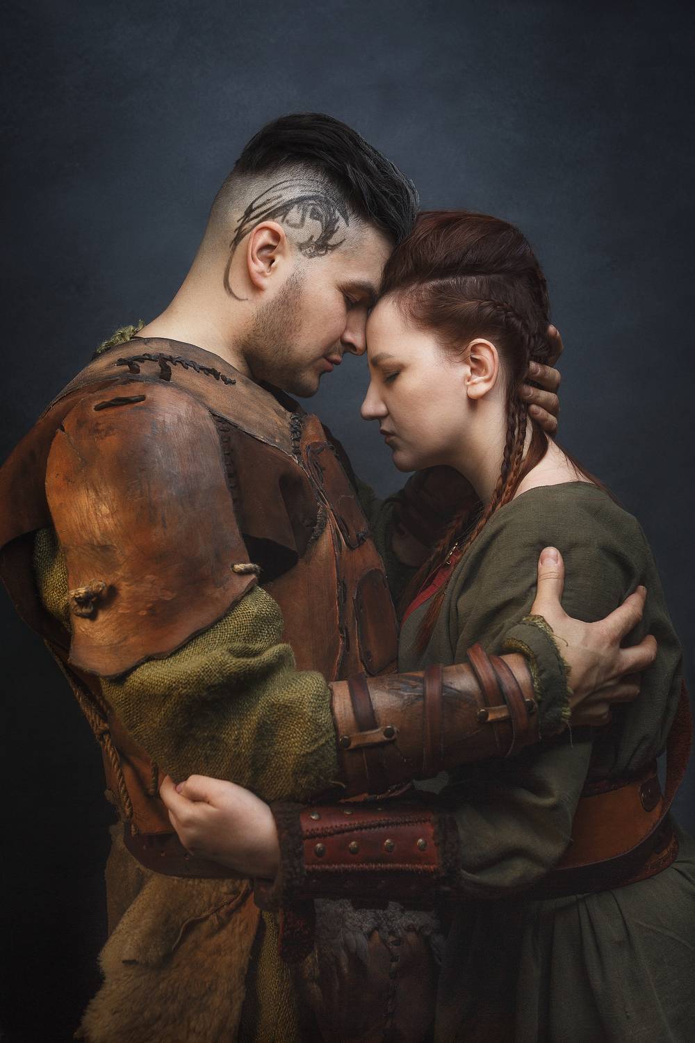 Автор: Ведмеденко Оксана любовь, прощание, расставание, викинги, средневековье, двое, объятия, лица, цвет, печать, жанр, Ведмеденко Оксана