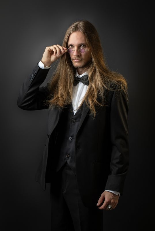 man, glasses, elegant Jonathanphoto preview