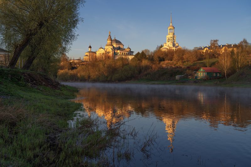 торжок, тверца Весеннее утро в Торжкеphoto preview