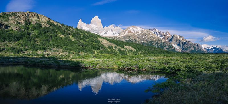 фицрой, панорама, горы, патагония, аргентина, fitzroy Панорама с видом на фицройphoto preview