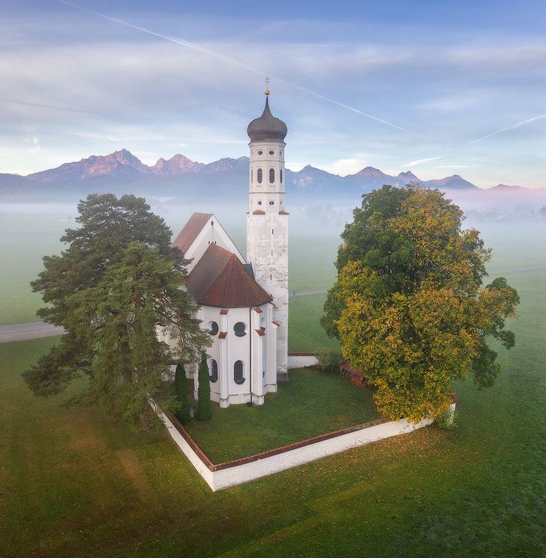 germany, bavaria, st. coloman church, schwangau St. Coloman church, Bavaria, Germanyphoto preview