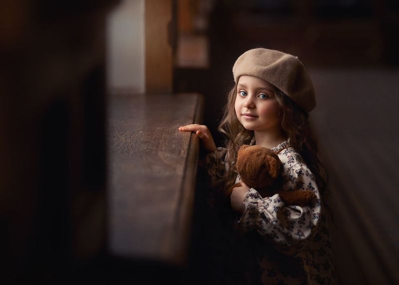 портрет, детский портрет модель, девочка Сашенькаphoto preview