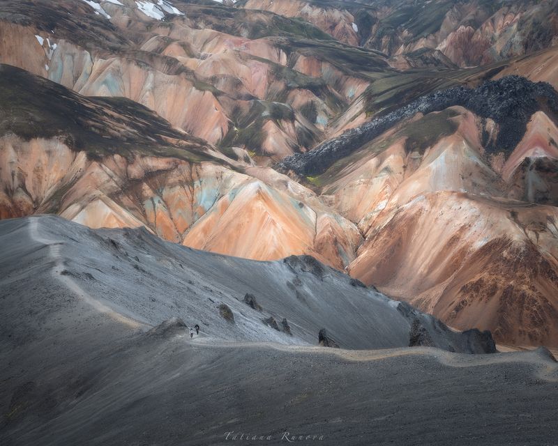 Цветные горы Ландманналаугарphoto preview