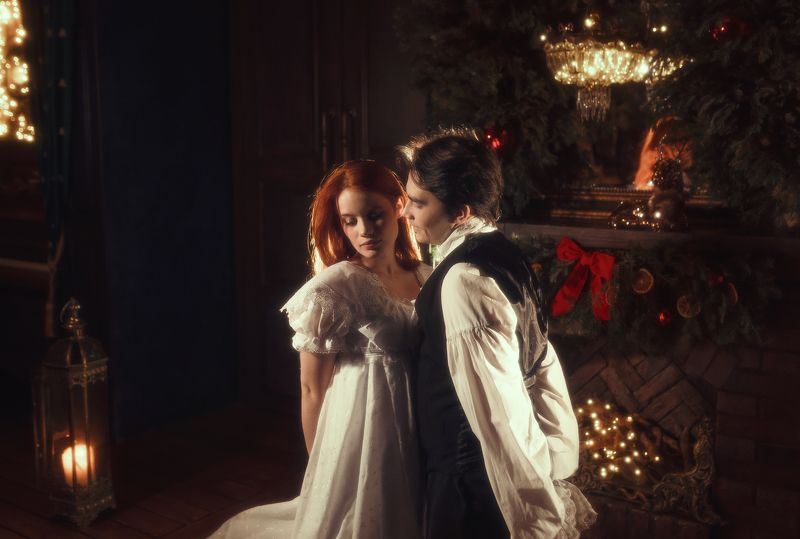 пара, canon, кино, постановочное фото, love story, любовь Ромео и Джульеттаphoto preview