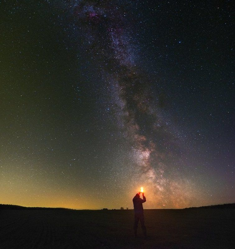 Млечный путь, Космос Свет в конце туннеля...photo preview