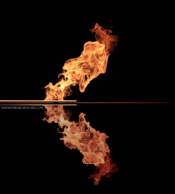 огонь, концепция, движение, отражение, минимализм Языки пламениphoto preview