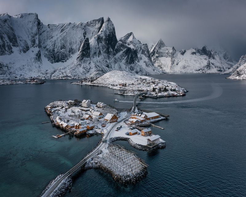 норвегия, norway, lofoten islands, arctic, north, лофотенские острова, лофотены, lofoten, дрон, квадрокоптер, аэрофотосъемка, Sakrisøy vibe.photo preview