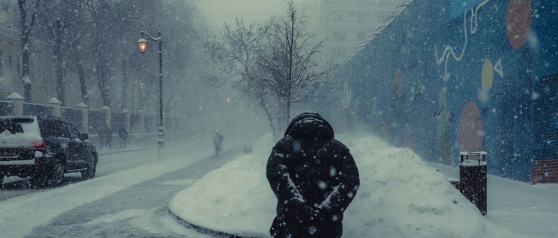 Метель в Москвеphoto preview