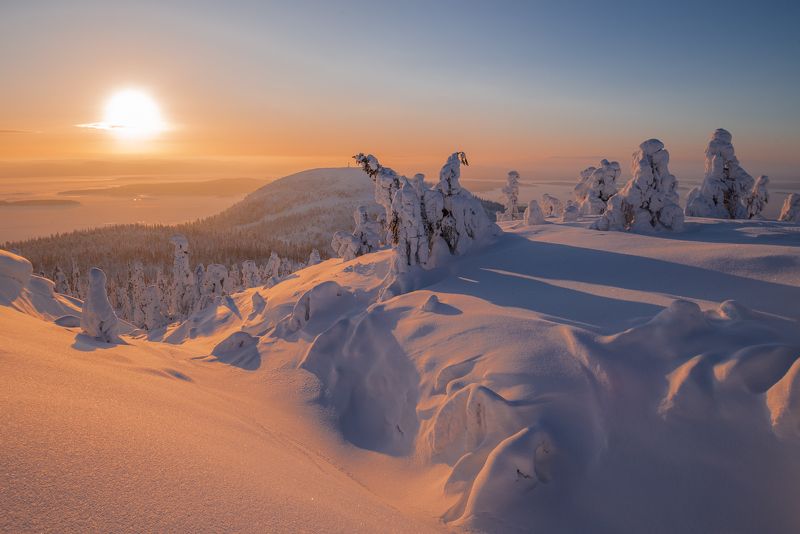 север, кольский, заполярье, Теплый морозphoto preview