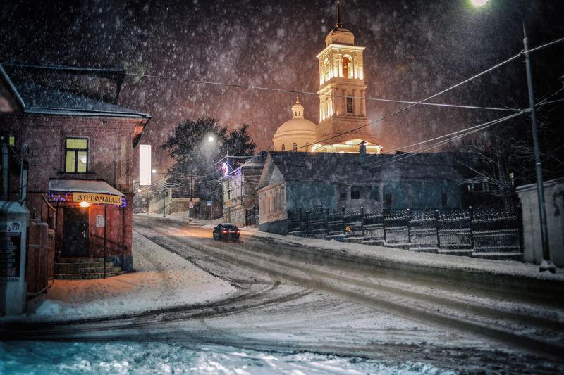 Серпухов в ожидании Рождества.photo preview