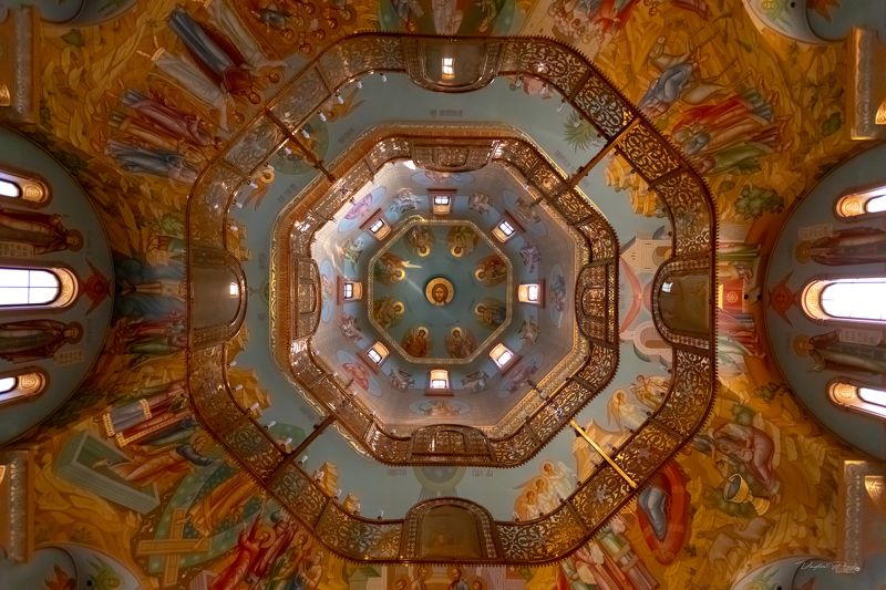 Александр Невский, храм, религия, православие, Калининград, Россия, фотография, архитектура, Alexander Nevsky, temple, religion, Orthodoxy, Kaliningrad, Russia, photography, architecture Роспись храма Александра Невского.photo preview