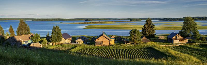 кенозеро, вершинино Три вида на Кенозероphoto preview