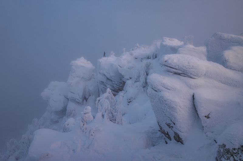 пейзаж природа зима россия пермь Полюдов Камень. Пермский край.photo preview