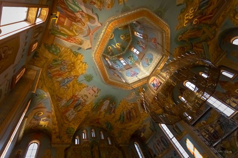 Александр Невский, храм, религия, православие, Калининград, Россия, фотография, архитектура, Alexander Nevsky, temple, religion, Orthodoxy, Kaliningrad, Russiaphotography, architecture Роспись храма Александра Невского.photo preview