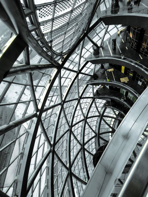 архитектура, симметрия, здание, отражение, линии Стеклянный шар Expo 2017photo preview