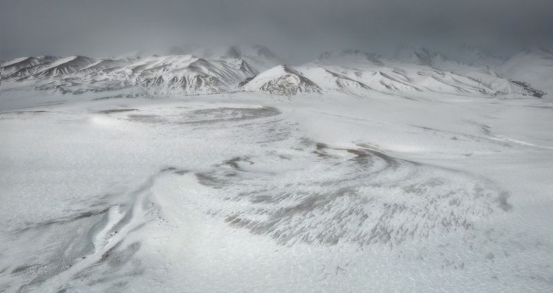 горный алтай, кош-агачинский район, горы, алтай, зимний алтай photo preview