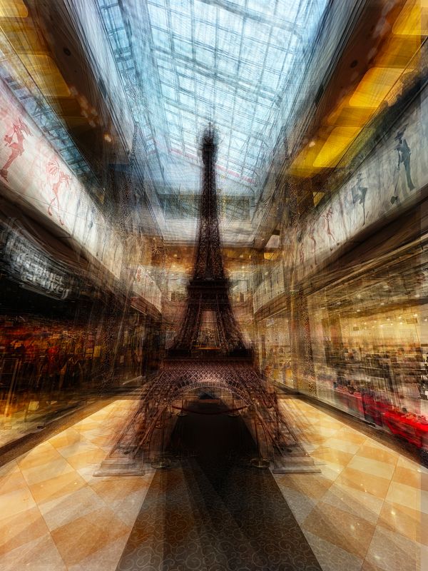 Мытищи, Эйфелева башня, фотоимпрессионизм, импрессионизм Мытищинский Эйфельphoto preview