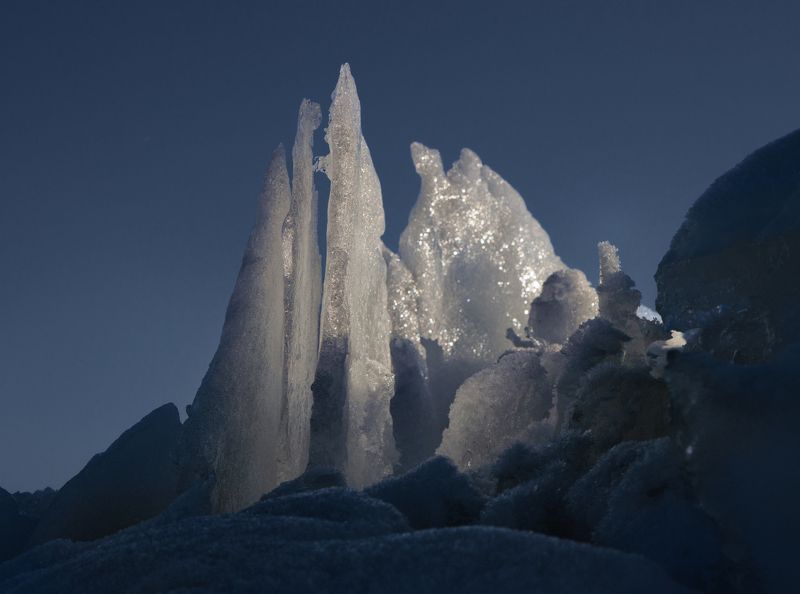 зима, лед, торос Готикаphoto preview