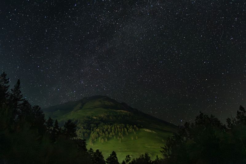 астрофото, астрофотография, ночь, астрономия, астропейзаж, кавказ, млечный путь, звезды, ночное небо, night, nightphotography, stars, milkyway, longexposure Приэльбрусьеphoto preview