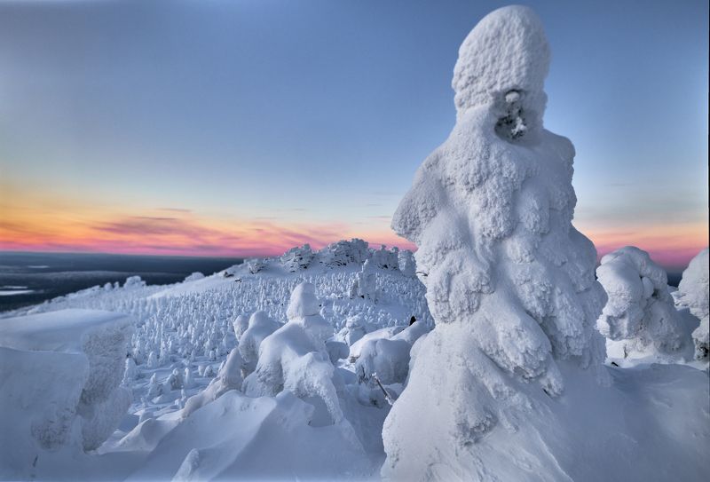 пейзаж, зима, мороз, Урал Знакомый профильphoto preview