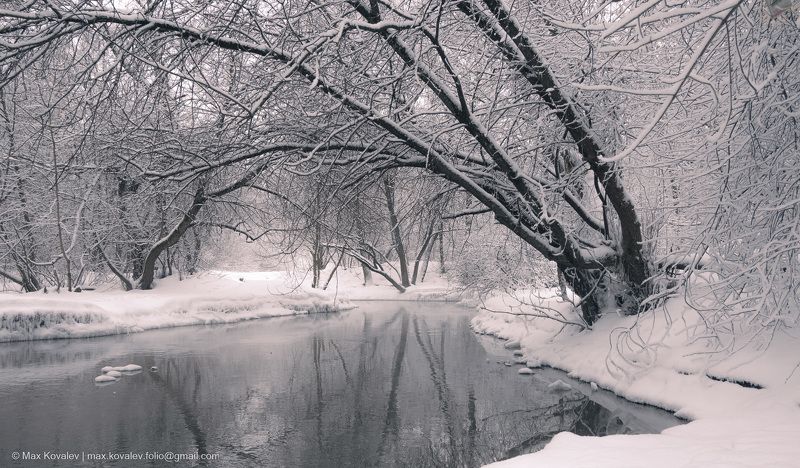 europe, kuzminki, moscou, moscow, russia, nature, park, snow, winter, европа, кузьминки, москва, пономарка река, россия, чурилиха река, зима, парк, природа, снег Морозная тишьphoto preview