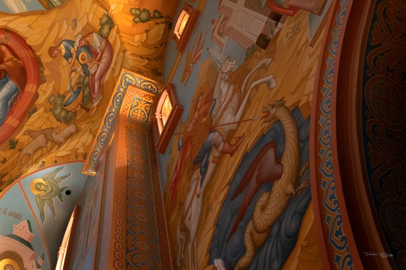 Александр Невский, храм, религия, православие, Калининград, Россия, фотография, архитектура, Alexander Nevsky, temple, religion, Orthodoxy, Kaliningrad, Russiaphotography, architecture Роспись храма Александра Невского.photo preview