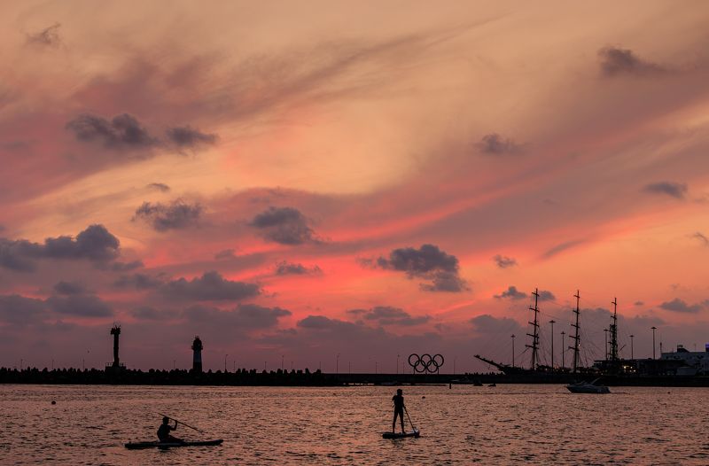 #море #закат #штиль #природа #сочи #краски Лето, Сочиphoto preview