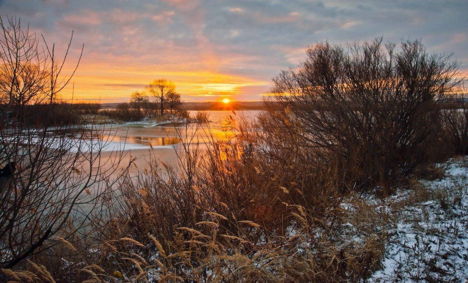 Озеро, Рассвет, Андрей Журавлев