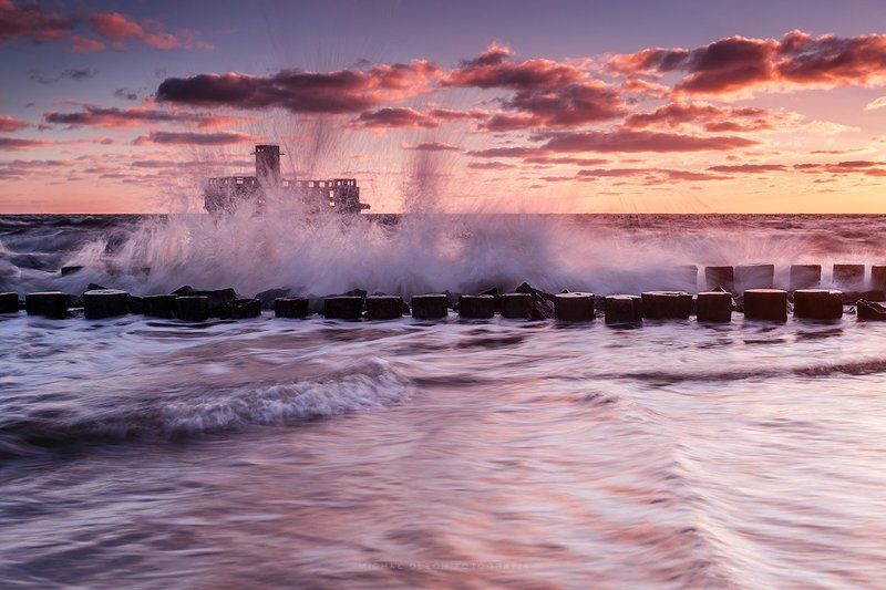 Польша, Гдиня, Балтийское Море, Poland, Gdynia, Baltic Sea Всплескphoto preview