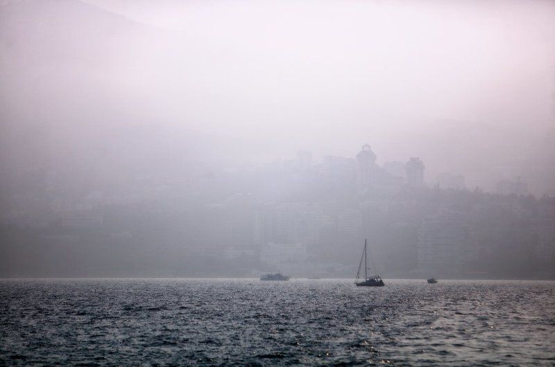 крым, море, горы, вода, закат, корабли, туман, свет Крымские зарисовкиphoto preview