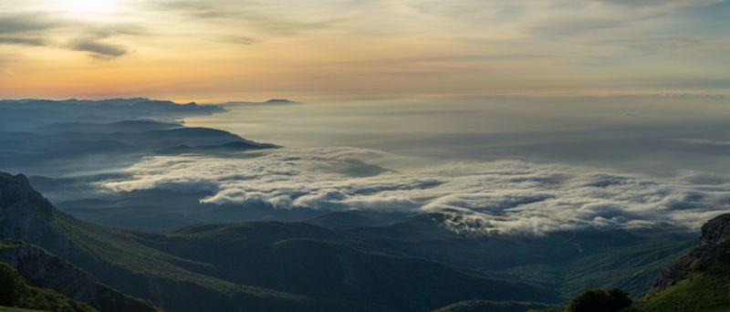 Рассвет над черным морем фото превью