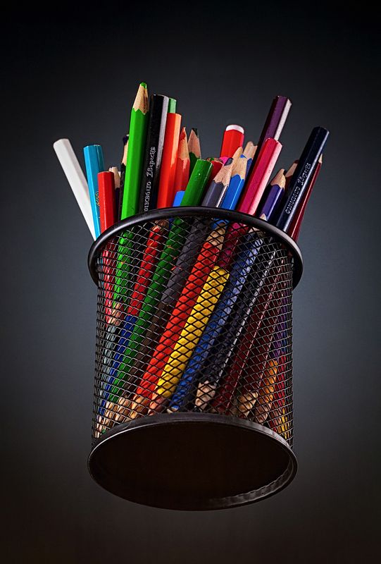 карандаши, банка, ***photo preview