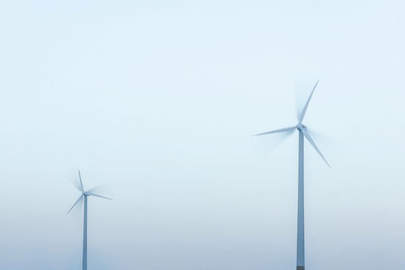 ветряки, ВЭС, здания, сооружения Величие ветрогенераторовphoto preview