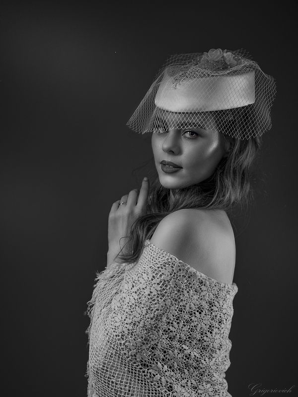 девушка. портрет. красота. глаза. шляпа Светлана фото превью
