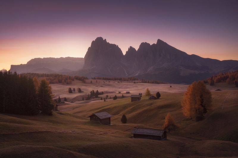 dolomiti, dolomites, sunrise, landscape, sky, sun, mountains, reflections Sunrise At the Dolomites_1photo preview