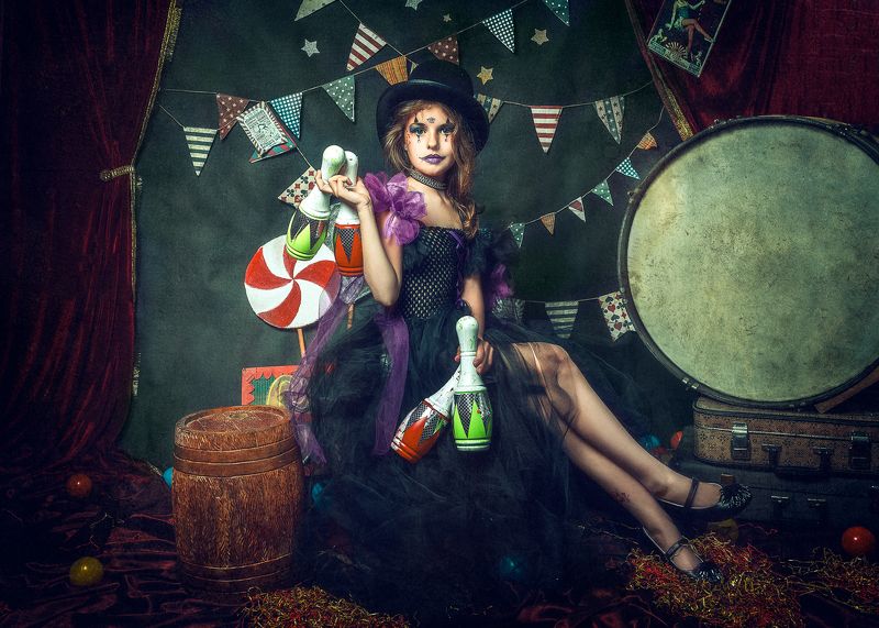 цирк, девочка photo preview