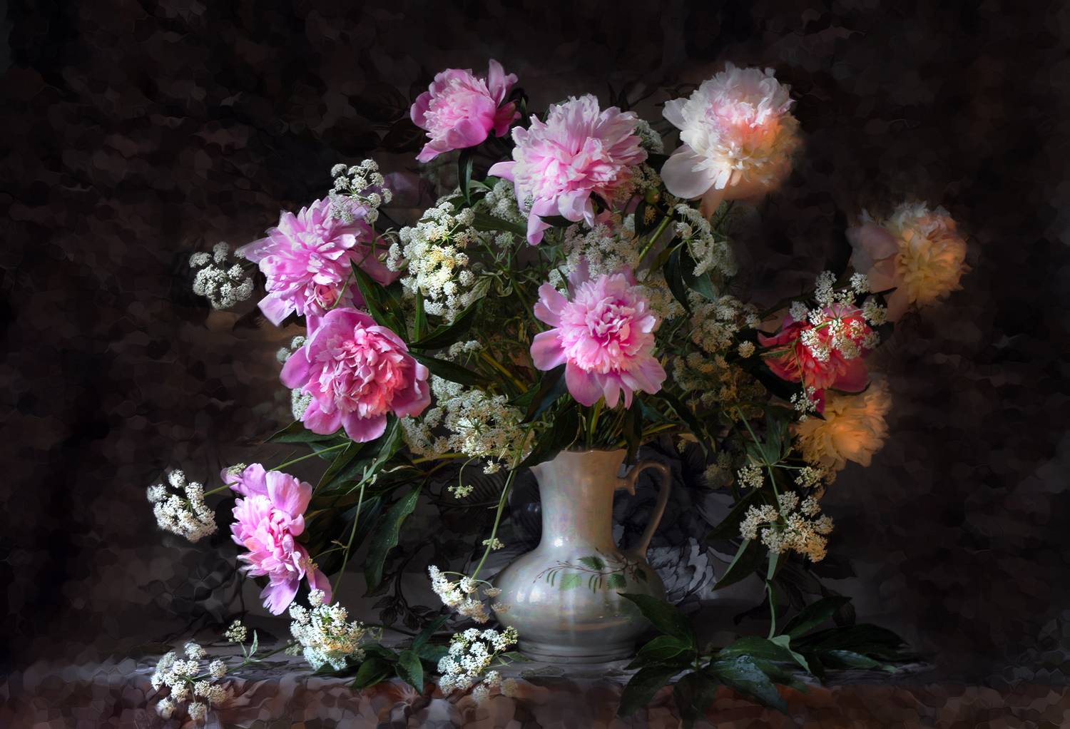 Пионы и сныть. Автор: Заболотская Ольга , Заболотская Ольга