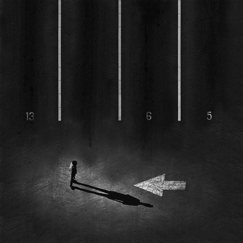 fineart, creative, concept, tree, minimal, street, numbers All i did was stand and starephoto preview