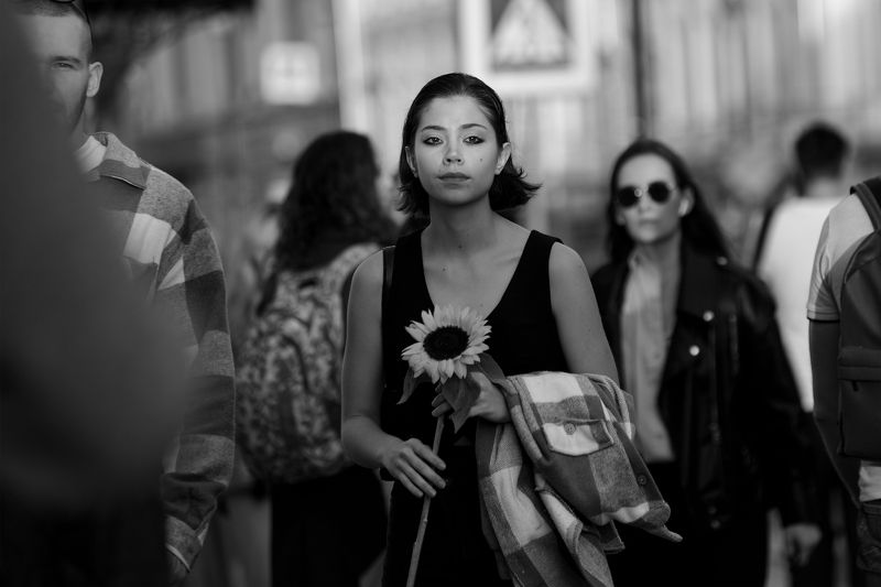 streetphotography, streetphoto, street, documentary, streetpeople, reportage, human, female, face, monochrome, blackandwhite,  bnw, bw, streetphotography_bw, streetbw Moscow | afterphoto preview