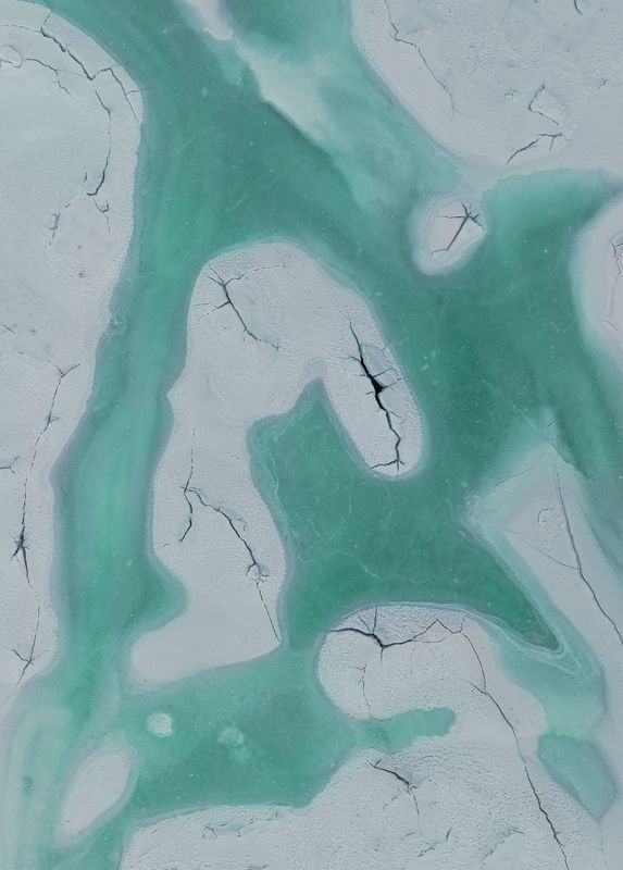 Пейзаж Природа Море Сахалин Зима Охотское море фото превью