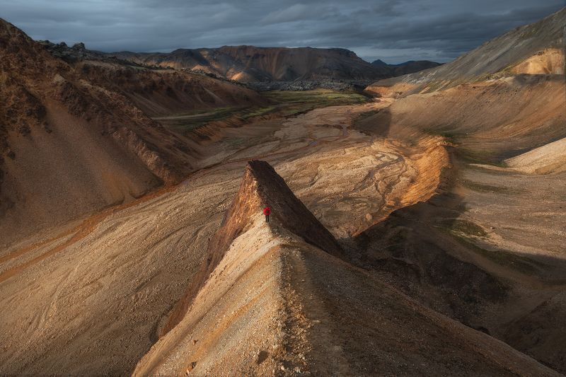 iceland, sunset, landscape, sky, sun, highland, mountains, Little Adventurer in a Big Screen_3photo preview