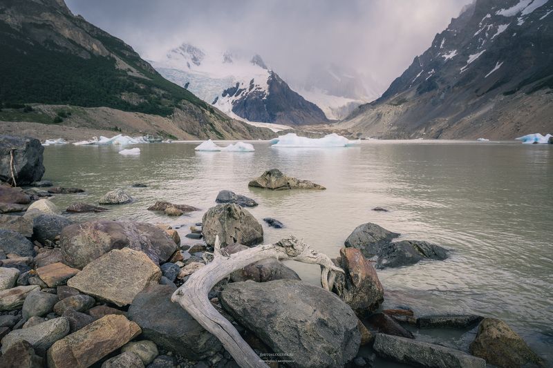лагуна, торре, ледник, озеро, горы, патагония,аргентина В лагуне Торреphoto preview