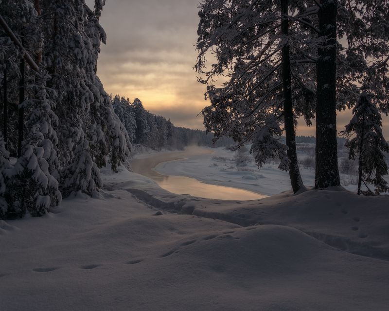 Сумерки на берегах Белой..photo preview