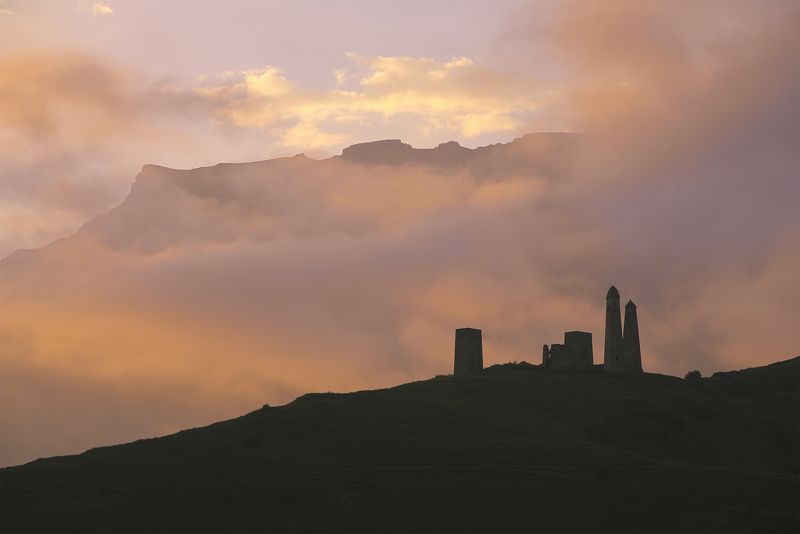 кавказ, ингушетия, башни photo preview