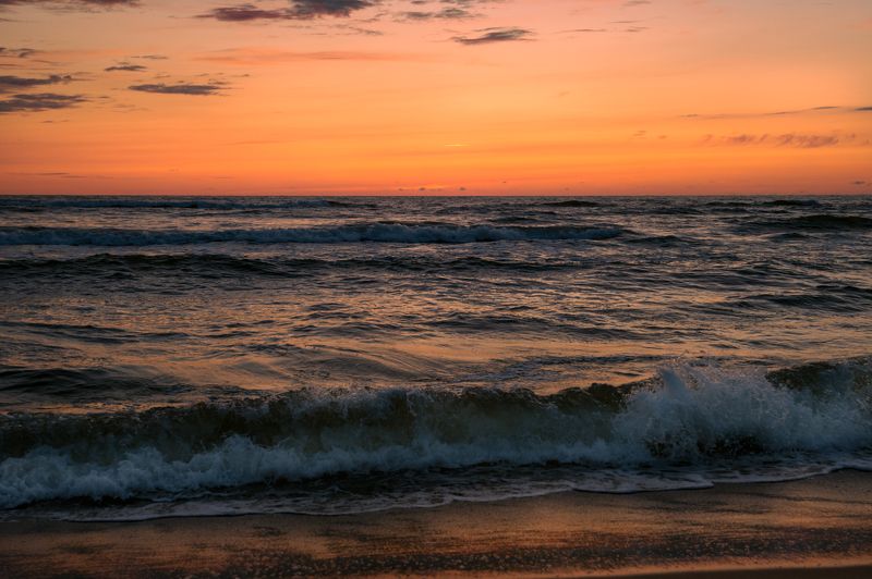 калининград, балтийское море, закат *photo preview